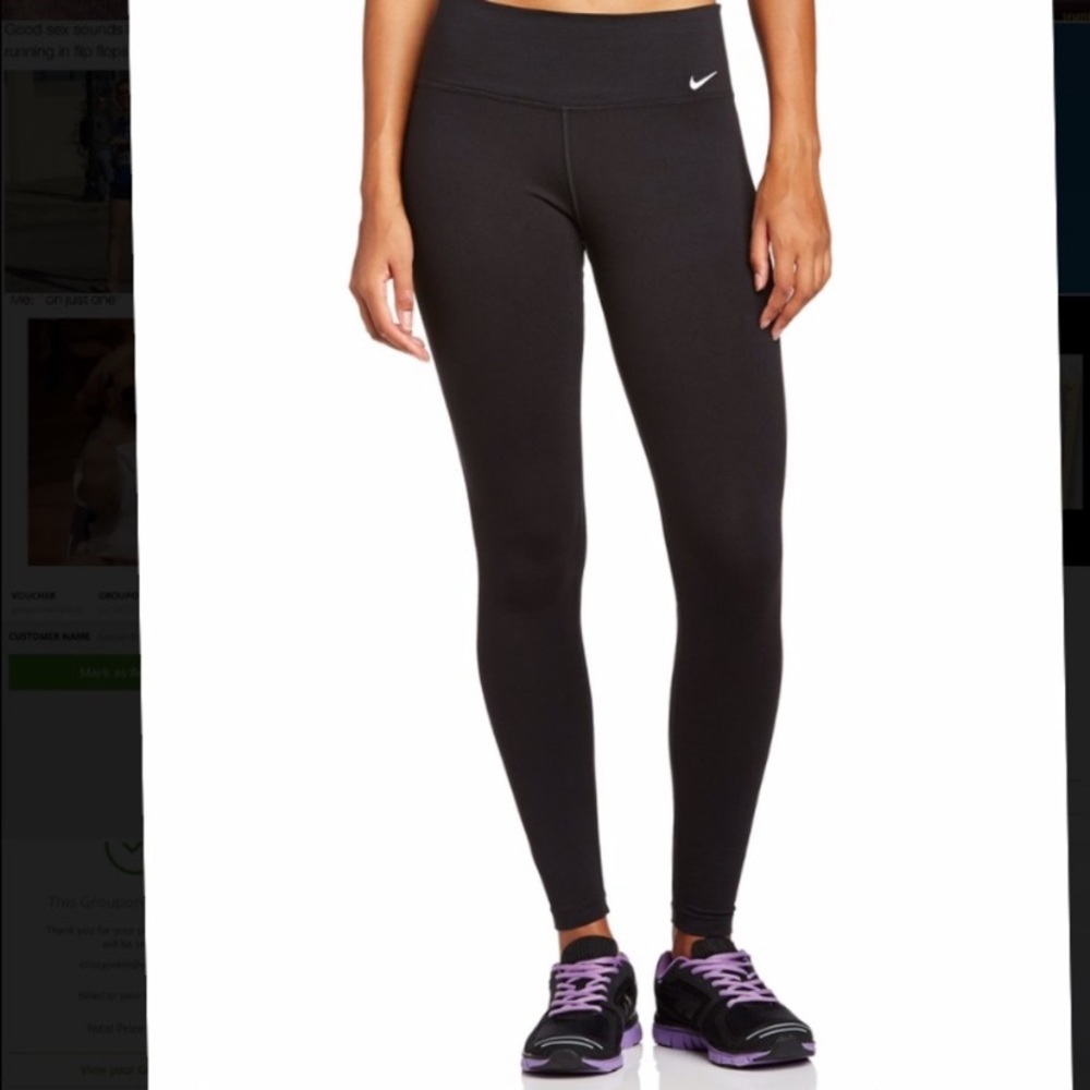 Nike Dri-FIT Cotton-Blend Training Leggings